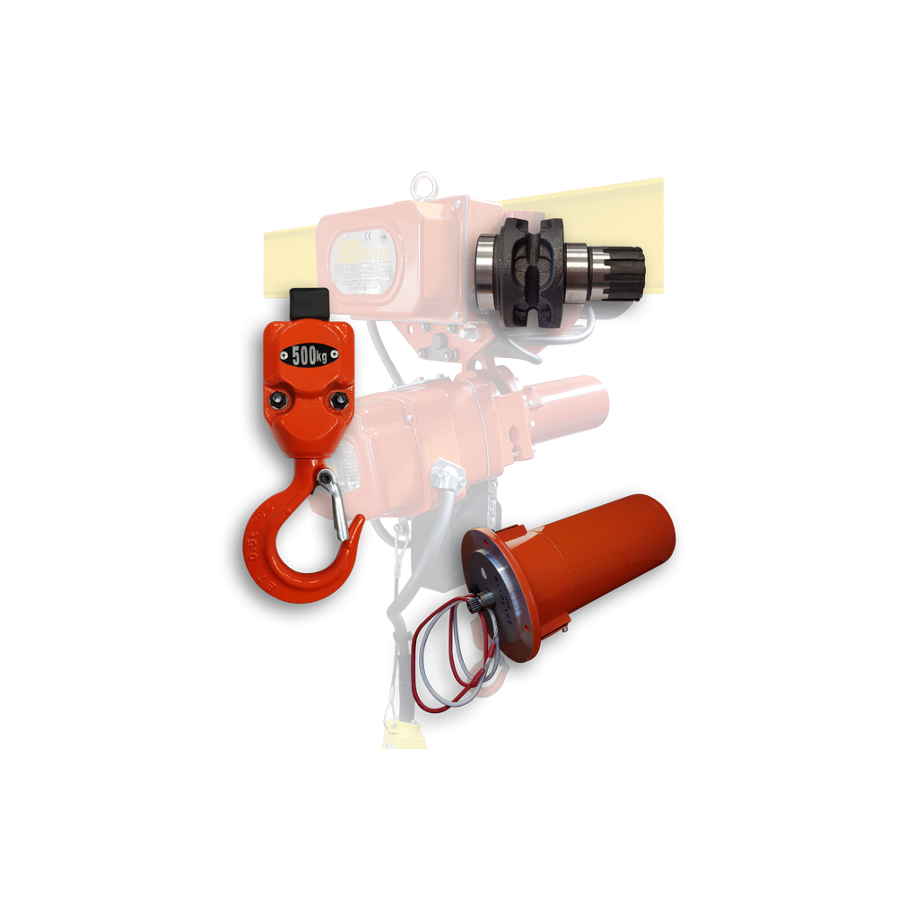 Singlephase electric hoist with variable speed trolley EAVP Le...