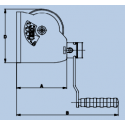 Schéma treuil de levage manuel à vis sans fin 3