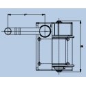 Schéma treuil de levage manuel à vis sans fin 2