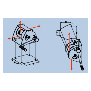 Schéma treuil de levage manuel à engrenage MANIBOXGR 2