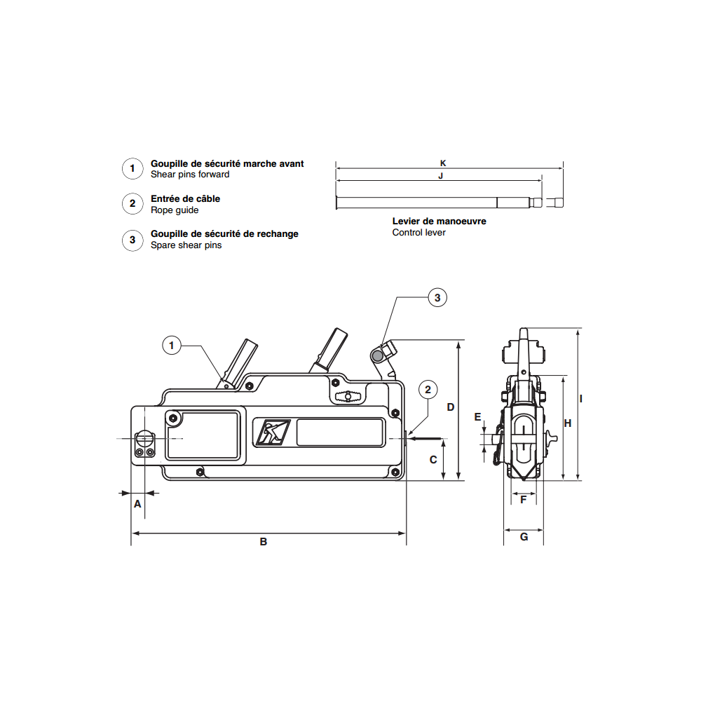 Manual wire rope winch Tirfor® T500