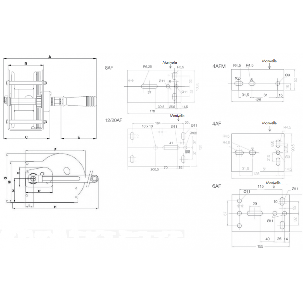 Selfbraking manual hoist GOLIATH AF