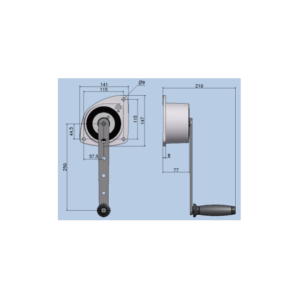Manual winch MANISTOR