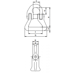 schéma maillon de jonction pour sangles MJS