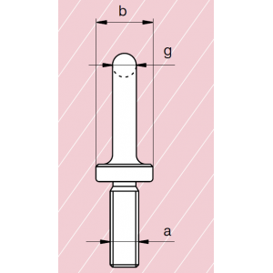 Plan anneau de levage mâle Green Pin® côté