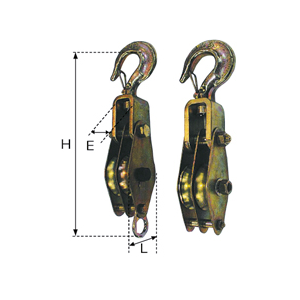 Poulie Pour Cable Acier, Poulie De Levage Avec Corde + Mousqueton