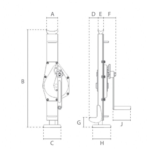 Rack and pinion jacks Lifting and Handling Equipment