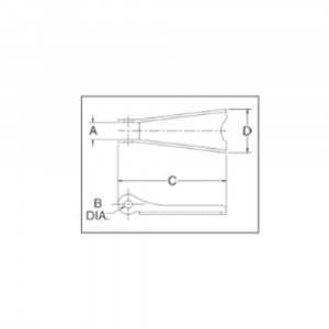 Schéma kit de rechange linguet tole type SS-4055