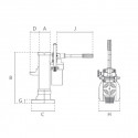 Schéma Vérin hydraulique DC.0.HTJ