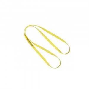 Anneau d'ancrage en sangle polyester jaune