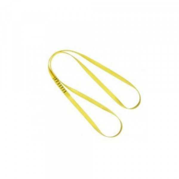 Anneau d'ancrage en sangle polyester jaune