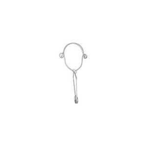 Crochet d'amarrage en inox avec une ouverture double action