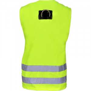 Harnais Antichute 2 points d'accrochage avec Gilet Haute Visibilité Jaune arrière