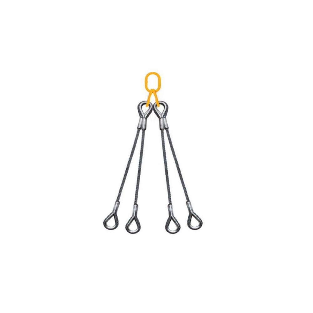 Sangle en mohair de 30 po. avec boucles en acier inoxydable
