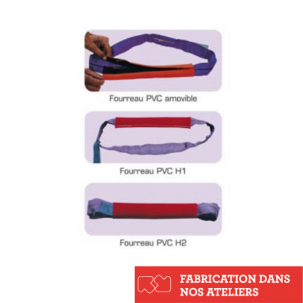 Fourreaux de protection de ceinture rouge