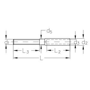 Plan super mini terminaison à filetage court DBP