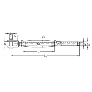 Plan mini ridoir à chape avec terminaison à sertir