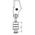Tige de suspension asymétrique à 3 rouleaux DIN 43148