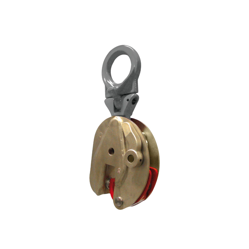 Pince de levage et de rotation verticale en inox pour tôles et plaques en acier