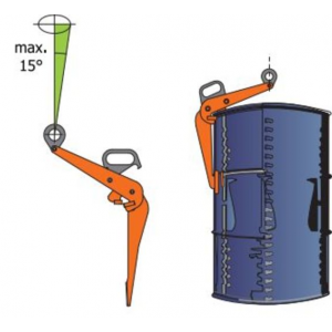 Grappin de levage pour fûts usages