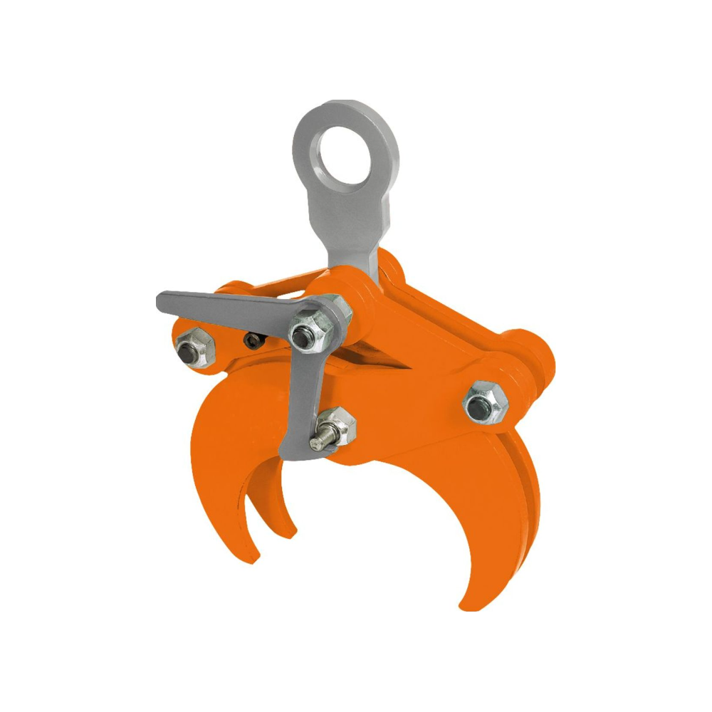 Pince de levage verticale pour tuyaux et barres cylindriques