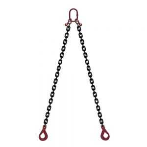 2 STRANDS CHAIN SLING GRADE 80 SUPERPRO - CLEVIS HOOK AUTO LOCK WITH SHORTENER