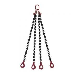 4 STRANDS CHAIN SLING GRADE 80 SUPERPRO - CLEVIS HOOK AUTO LOCK WITH SHORTENER