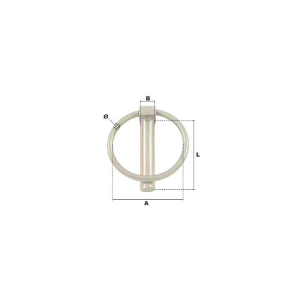 Goupilles Clips En Acier Zingué 4,5 Cm X 6 Mm – Résistantes Et Pratiques !
