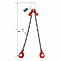 élingue chaine 2 brins pro avec crochet à chape et verrouillage automatique 2 élingue chaine 2 brins pro avec crochet à chape et verrouillage automatique 2