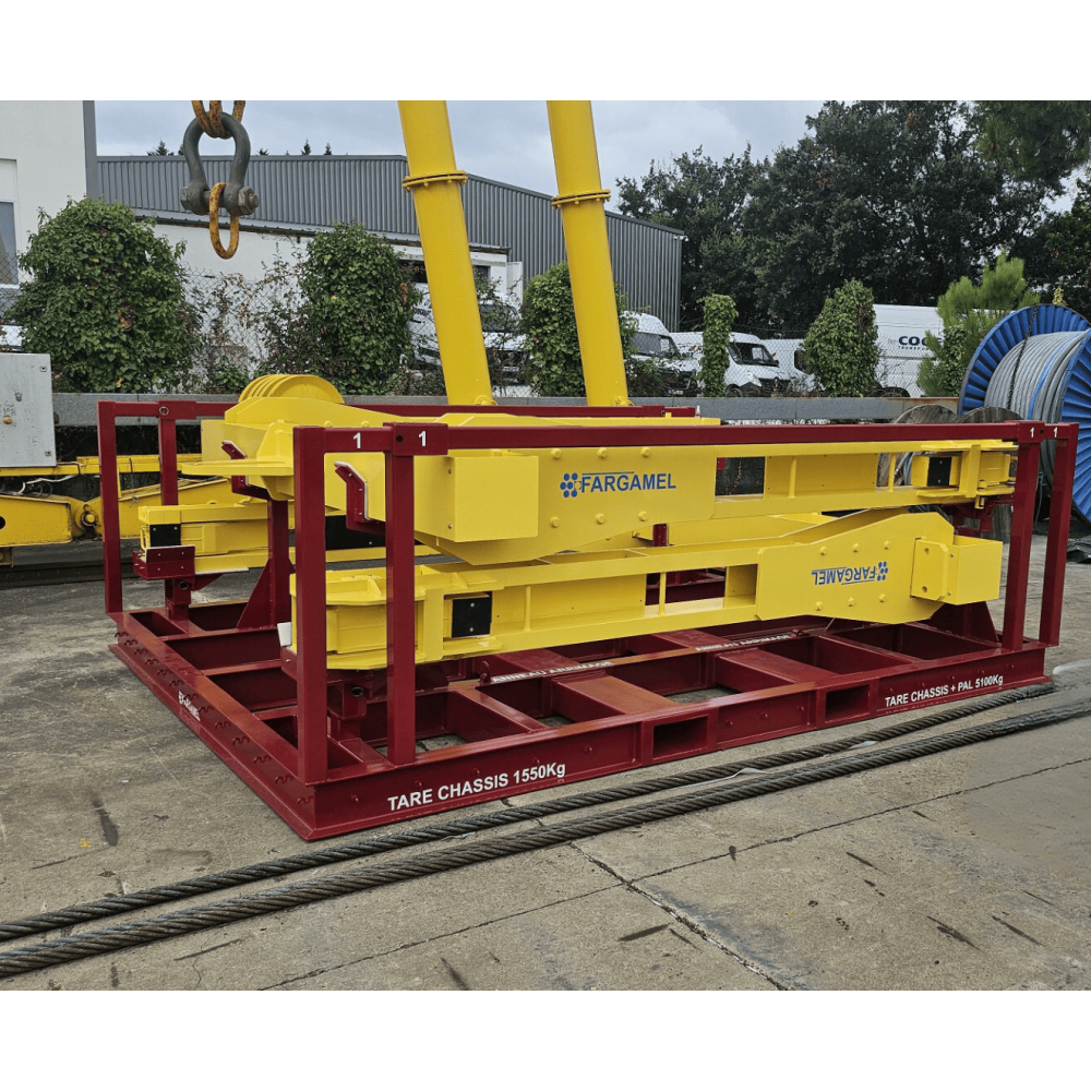 Palonnier à sabot sur leur châssis sur-mesure